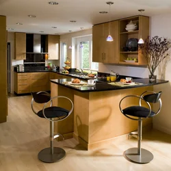 Stylish bar counters for the kitchen photo