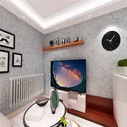 Liquid wallpaper for walls in the living room photo