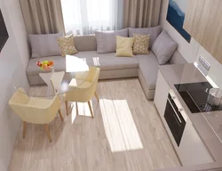 Living Room 12 Sq M With Sofa Photo