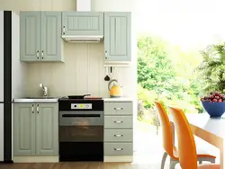 Color of facades for a small kitchen photo