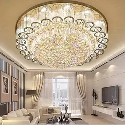 Chandeliers шифт муосир барои меҳмонхона акс шифт боздошта