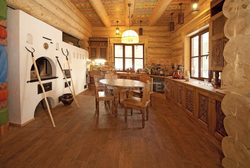 Photo of kitchen interior Russian style