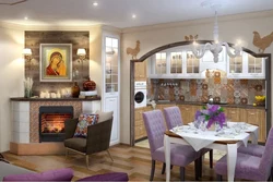 Photo Of Kitchen Interior Russian Style