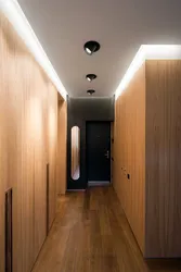 Design Of Suspended Ceilings With Lighting In The Hallway