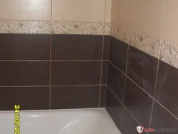 How to lay tiles in a bathroom design photo