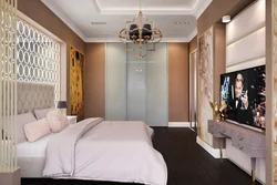 Bedroom interior in art deco style