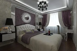 Art Deco Üslubunda Yataq Otağı Interyeri
