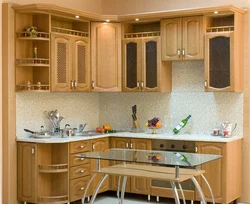 Design of kitchen sets photo in modern style for small kitchens