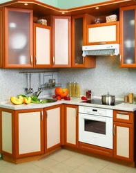 Design of kitchen sets photo in modern style for small kitchens