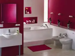 Ванна дизайны бургундия түсі