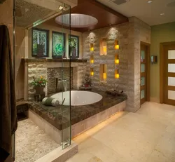 Large bathtub bathroom design