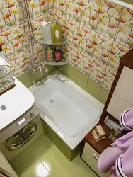 Ванна бөлмесінің дизайны Хрущев фотосуреті