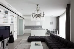 Interior Kitchen Living Room Minimalism