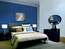 What Color Goes With Blue In A Bedroom Interior?