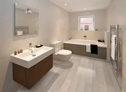 Bathroom interior photo economy class