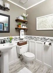 Bathroom interior photo economy class
