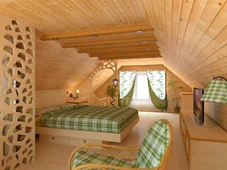 Country bedroom interior