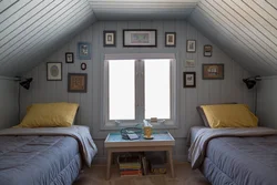 Country bedroom interior