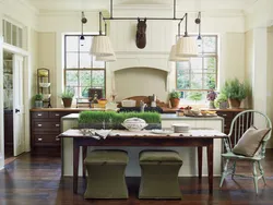 If the kitchen has two windows on different walls photo