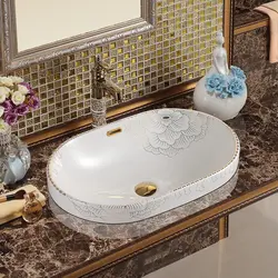 Тарҳи Ҳаммом Бо Акс Танӯраи Countertop