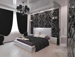 Photo of black bedroom