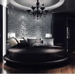 Photo of black bedroom