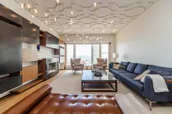 Examples Of Ceiling In The Living Room Photo