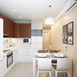 Kitchen 12 m renovation photo