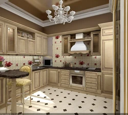 Фото кухни классика светлые фасады