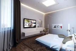 TV In The Bedroom Interior Design Photo
