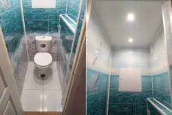 Hamam və tualetlərin təmiri PVC panellər foto