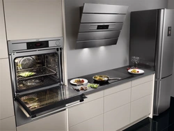 Built-in kitchen in the interior