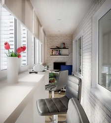 Studio mənzil dizaynı 25 kv m balkonlu
