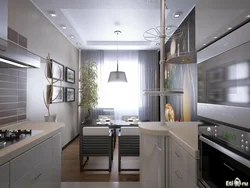 Kitchen Design 15 Meters With Window