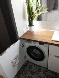 Machine under the countertop bathtub photo