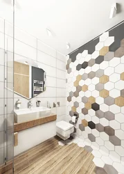 Combine Tiles In The Bathroom Photo Design