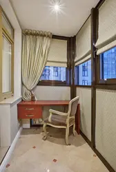 Шторы На Лоджии В Интерьере Фото
