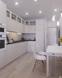 Kitchens In White Colors Interior Modern Style