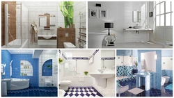How to visually enlarge a bathroom using tiles photo