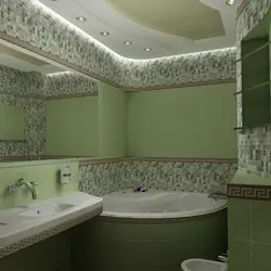 How to visually enlarge a bathroom using tiles photo