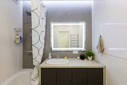 How to visually enlarge a bathroom using tiles photo