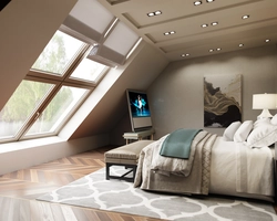 Attic Bedroom Interior Photo