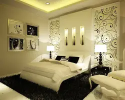Bedroom wall decoration photo modern
