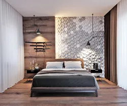 Bedroom wall decoration photo modern