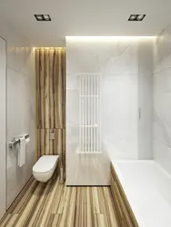 Bir otaqlı mənzil dizaynında hamam və tualet