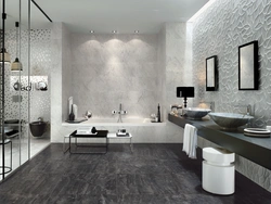 Porcelain Tiles Bathroom Photo In The Interior
