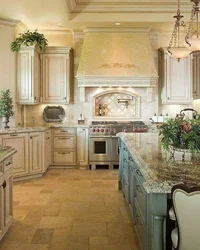 Kitchen Interior Design In A House In Provence Style