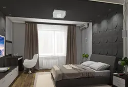 Bedroom interior in a modern style for a guy