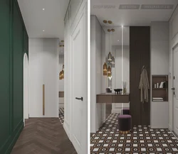 Kvartirada 4 kvadrat metrlik koridorning fotosurati