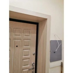 Interior decoration of the entrance door photo in the apartment